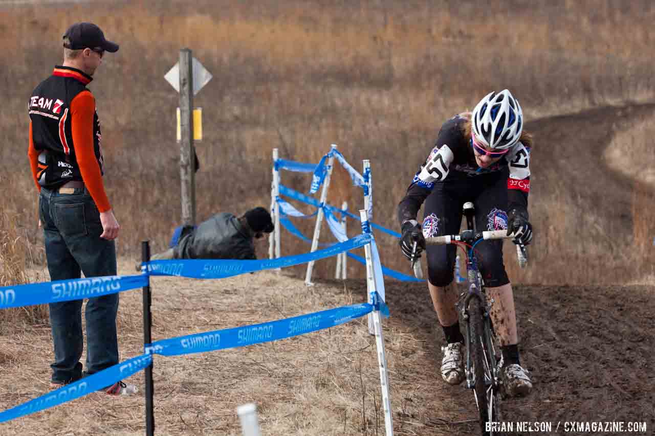 Laurel Rathburn made the climbs look easy.  ©Brian Nelson