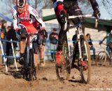 Justin Robinson in the sand pit.  ©Brian Nelson