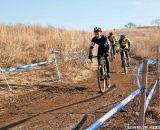 Approaching the greasy right-hander into the barriers. ©Brian Nelson