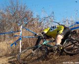 The course tape and riders took a pounding again. ©Brian Nelson