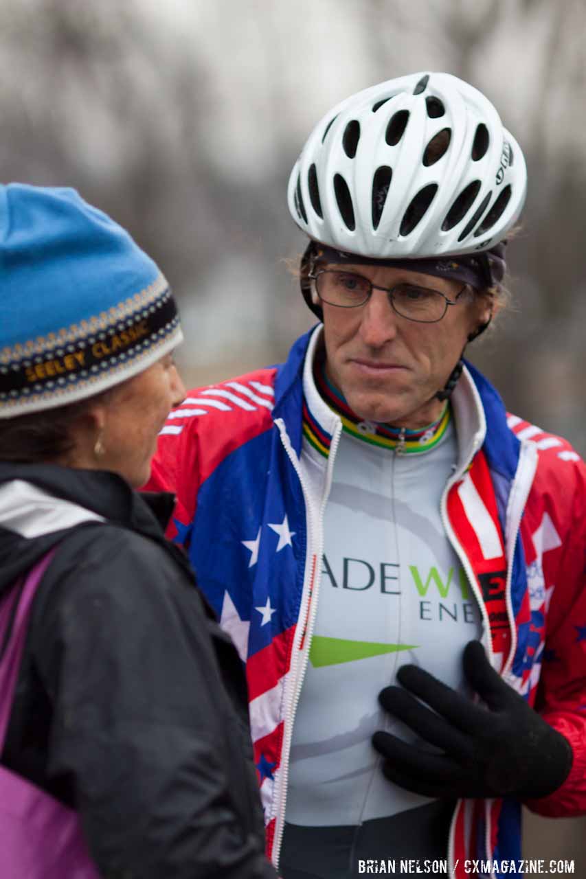 Steve Tilford pre-race.  Â©Brian Nelson