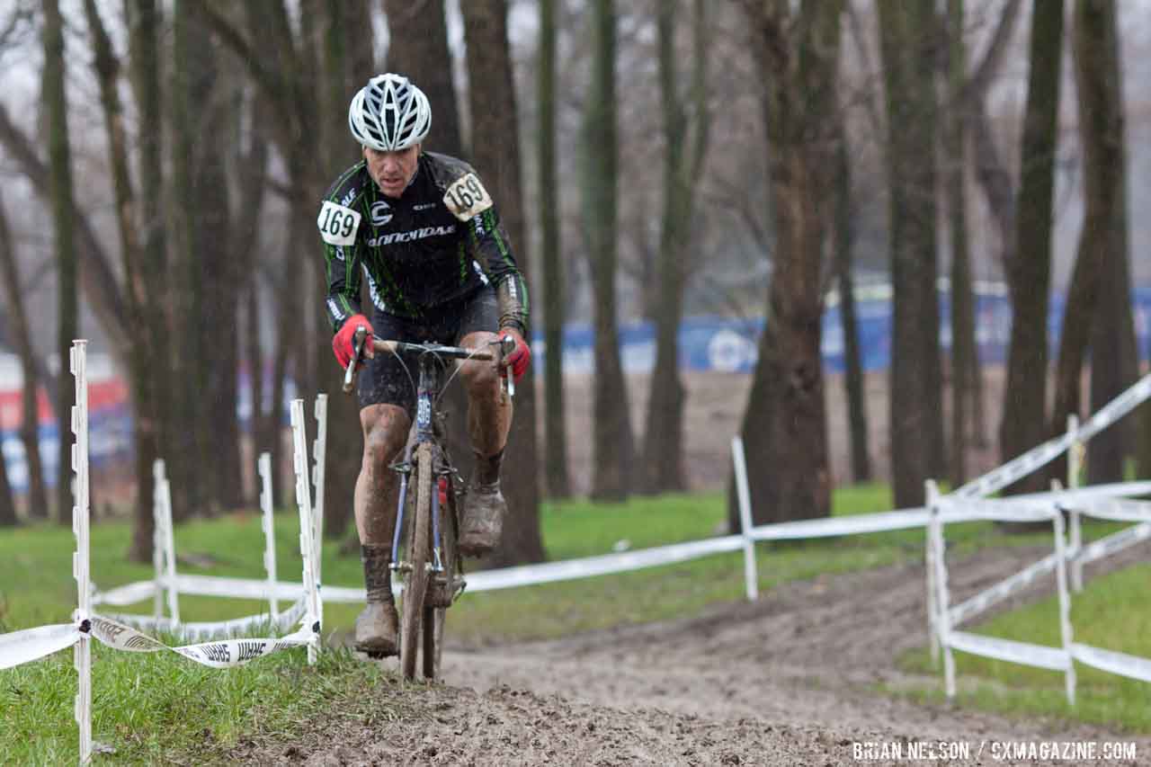 Kevin Hofmann making his way through the soup.  Â©Brian Nelson