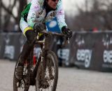 Kevin Hoffman with a very heavy bike. ©Brian Nelson