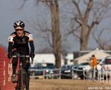 Kritin Webber on her way to the second step. ©Brian Nelson