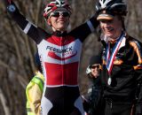 Lisa Hudson with her medal. ©Brian Nelson