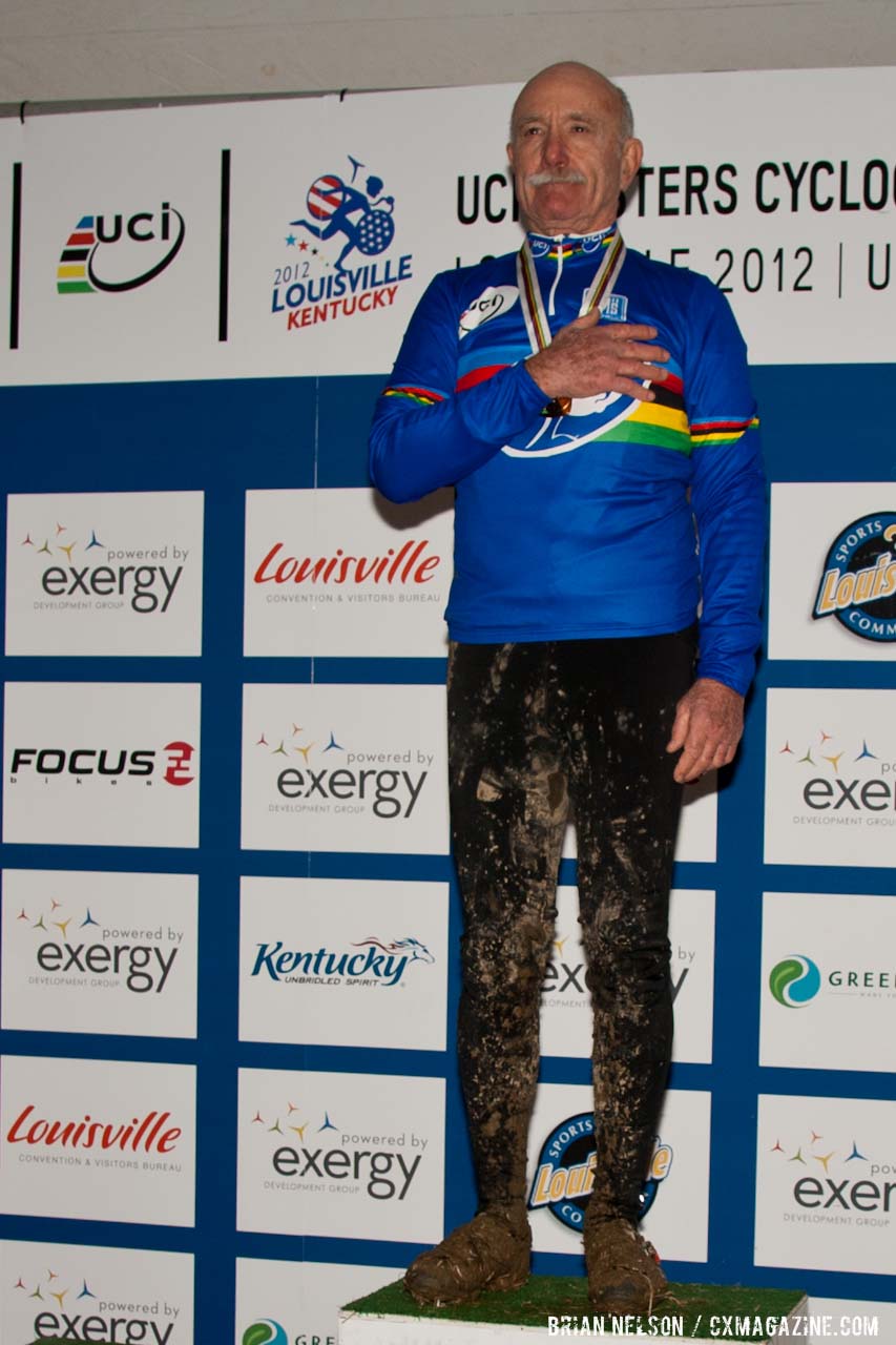 Ronald Riley on the podium.  ©Brian Nelson