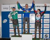 Elgart, Barnett and Wagner on the podium (65-69).  Â©Brian Nelson