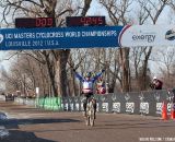 Kathy Savary winning the WC, wearing the Stars and Stripes.  Â©Brian Nelson