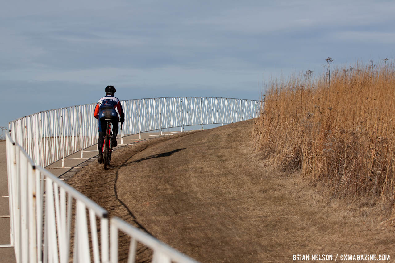 Heading up the road. ©Brian Nelson