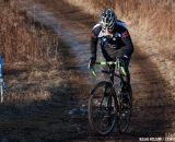 Looking intense on the descent. ©Brian Nelson