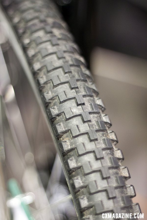 Bruce Gordon is bringing back the Rock \'n Road Tire, a smooth-rolling oversized 700c cyclocross tire. Bruce Gordon Cycles ©Cyclocross Magazine