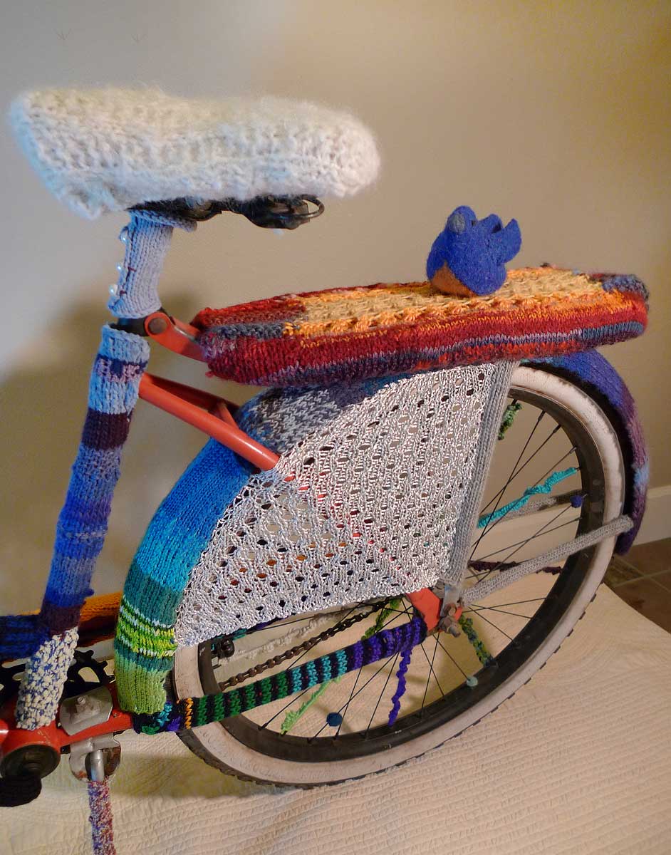 Everyone is going to be running crocheted fenders next year. ? Elise Jones
