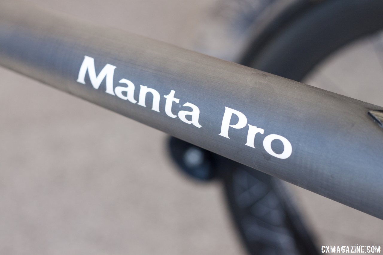 Calfee's new Manta Pro softtail suspension platform will offer both road and cyclocross bikes. © Cyclocross Magazine
