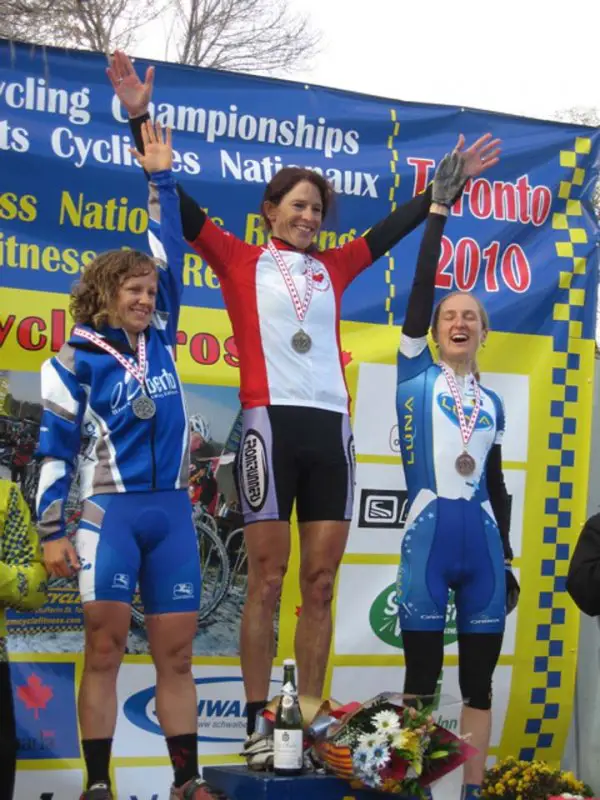 Simms Shares Podium with present and future cycling stars © Norm Thibault