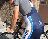The bib shorts have a very tall rear panel compared with some others I&#039;ve used. by Kristie Hancock