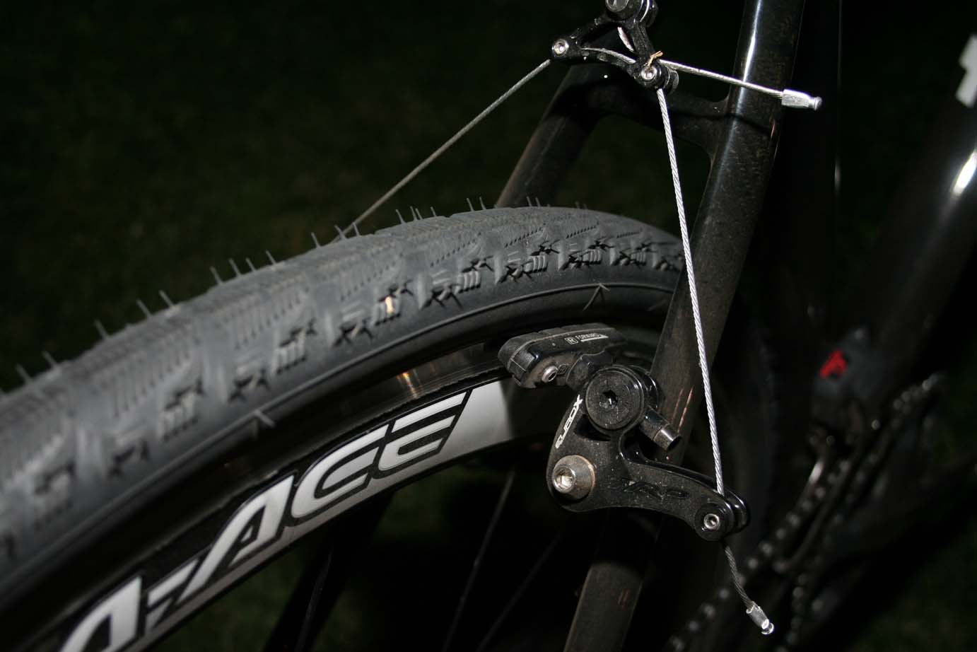The aluminum brake track added stopping power, but also added weight. by Andrew Yee