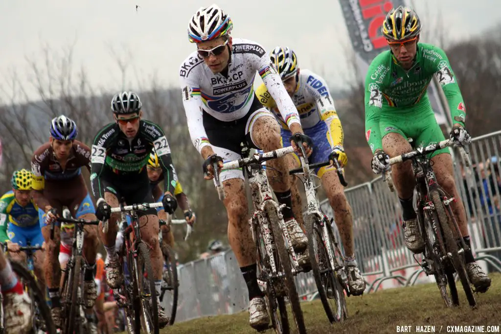 Niels Albert at Cauberg Cyclocross. © Bart Hazen