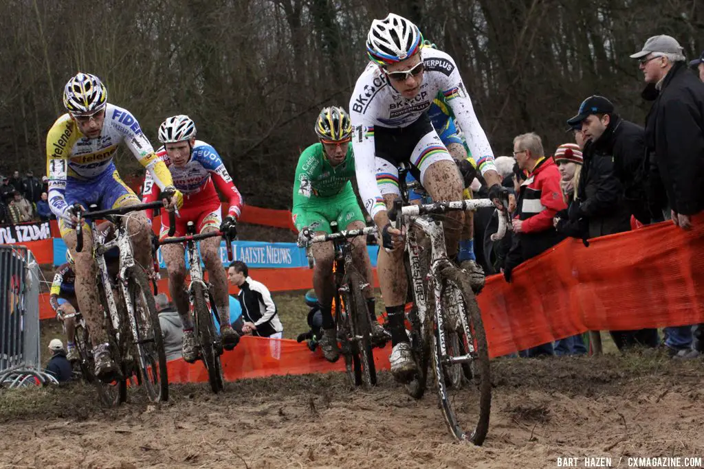 Niels Albert at Cauberg Cyclocross. © Bart Hazen