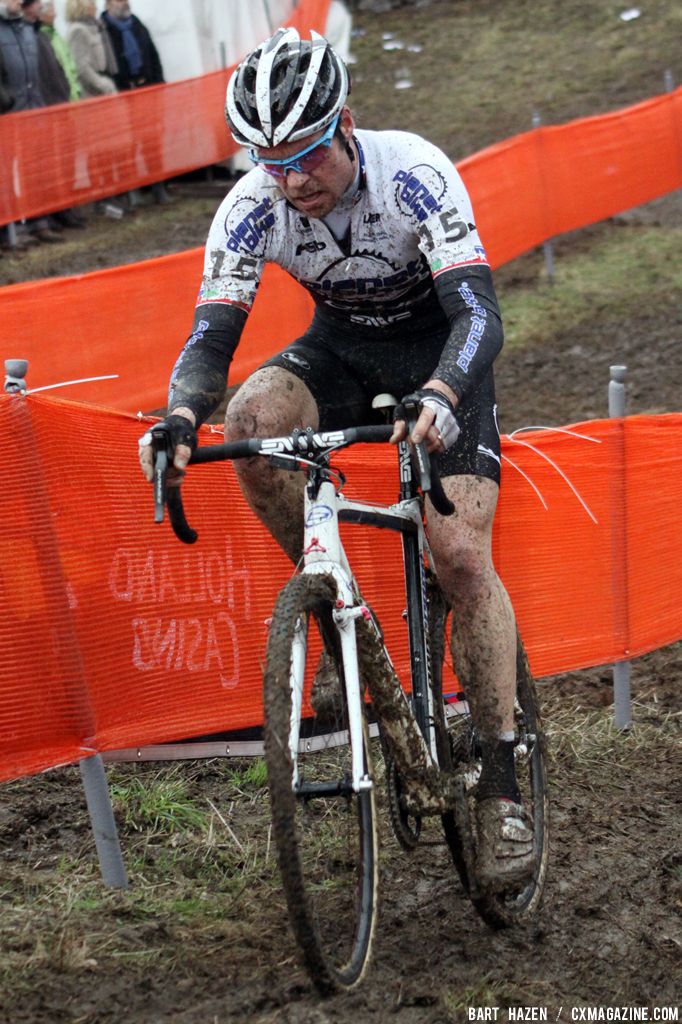 Jonathan Page at Cauberg Cyclocross. © Bart Hazen