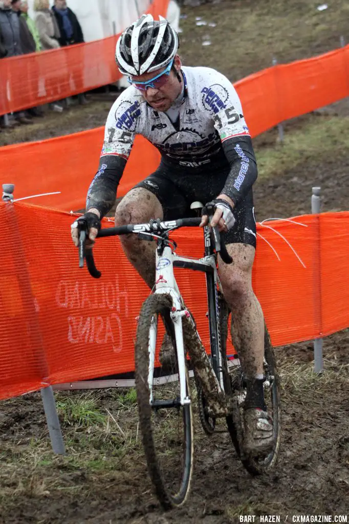 Jonathan Page at Cauberg Cyclocross. © Bart Hazen