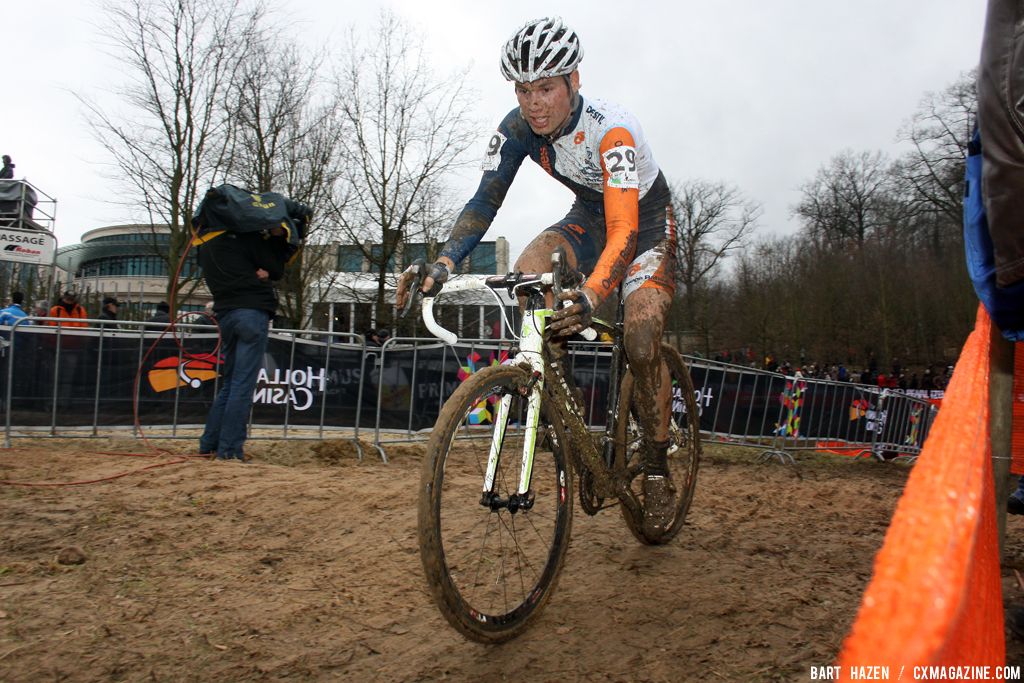 Eddy van IJzendoorn at Cauberg Cyclocross. © Bart Hazen
