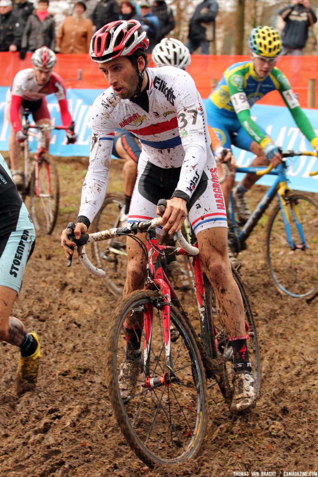 Elite men at Cauberg Cyclocross. © Thomas Van Bracht