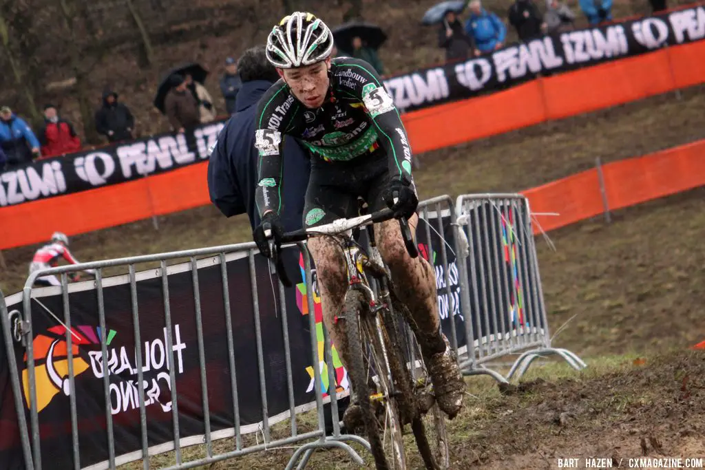 Laurens Sweeck at Cauberg Cyclocross. © Bart Hazen