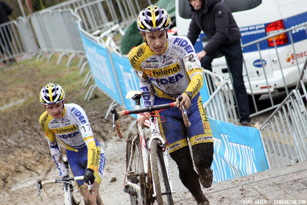 Arnaud Grand at Cauberg Cyclocross. © Bart Hazen
