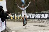 Mathieu van der Poel wins the Juniors race at Cauberg Cyclocross. © Bart Hazen