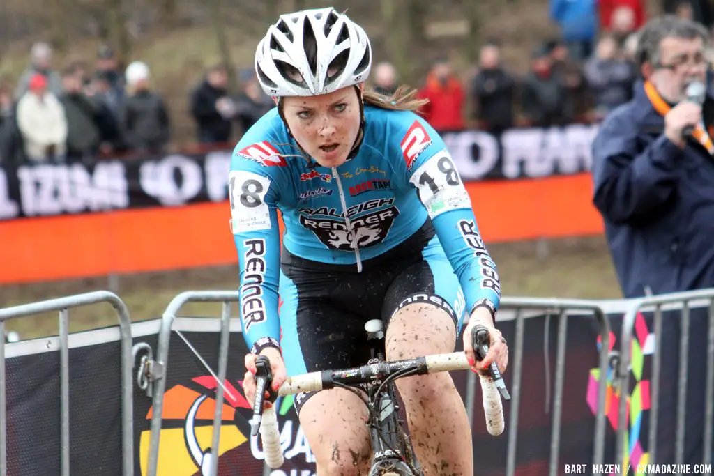 Gabby Day at Cauberg Cyclocross. © Bart Hazen