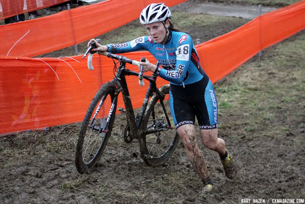 Gabby Day at Cauberg Cyclocross. © Bart Hazen