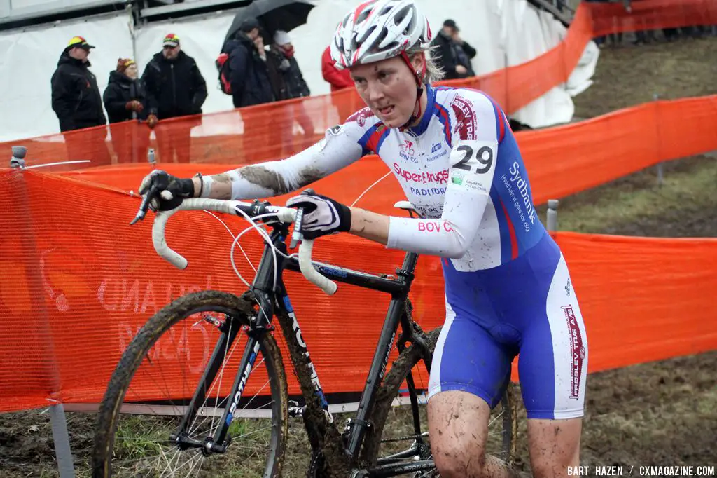 Nikoline Hansen at Cauberg Cyclocross. © Bart Hazen