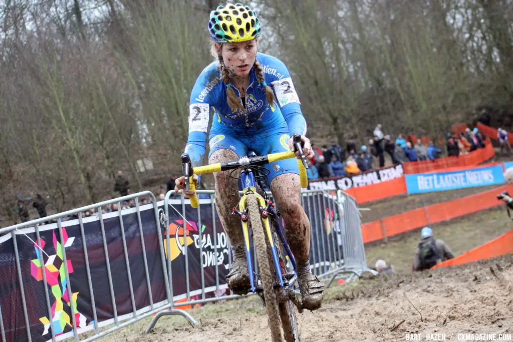 Daphny van den Brand at Cauberg Cyclocross. © Bart Hazen