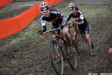 Sanne van Paassen and Sabrina Stultiens at Cauberg Cyclocross. © Bart Hazen