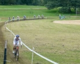 Helen Wyman establishing an early lead.  © Cyclocross Magazine