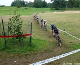 Van Gilder leading the chase group.  © Cyclocross Magazine