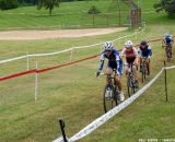 Gabby Day leads the chase group.  © Cyclocross Magazine