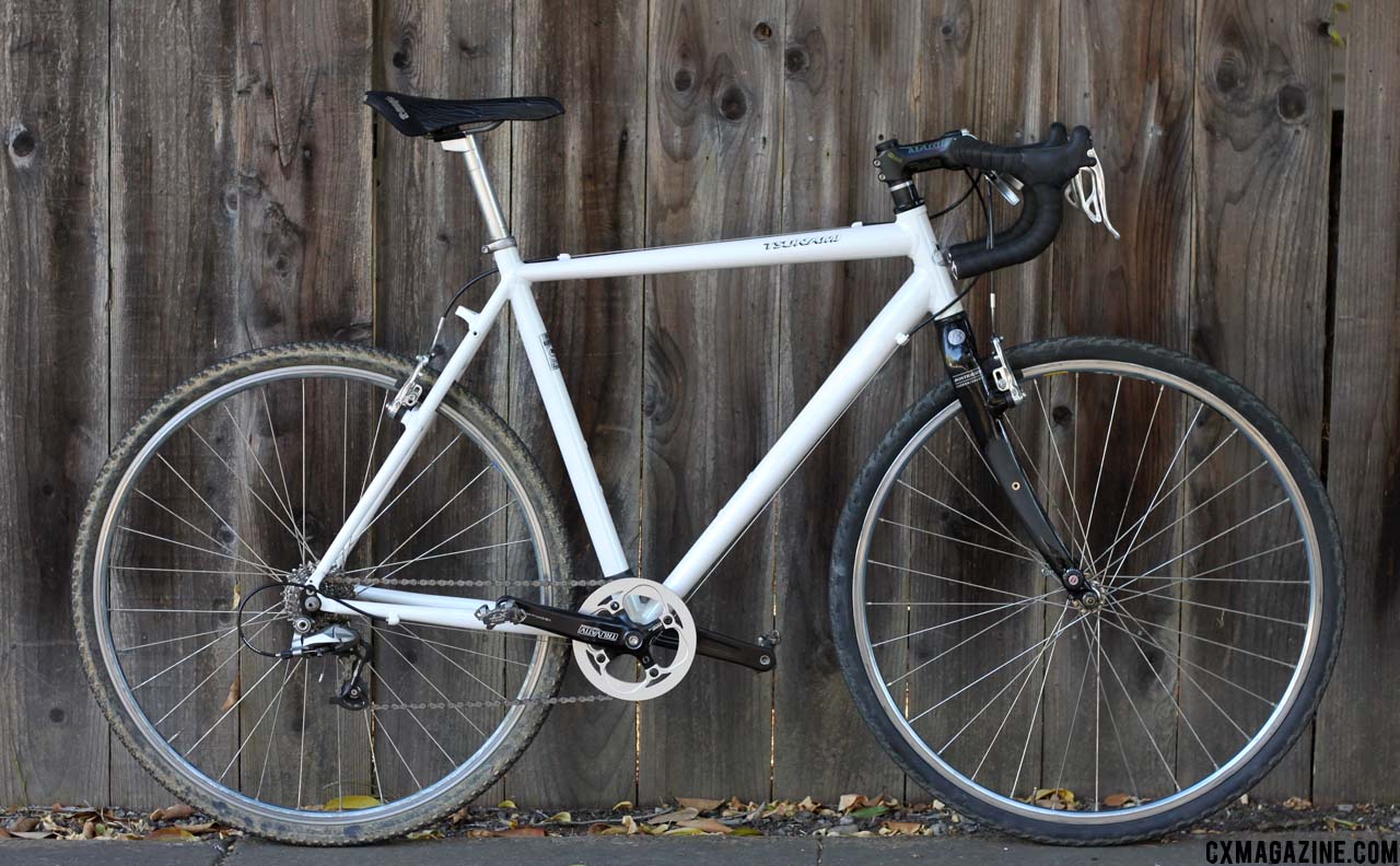 The “cheap bike,” built around a brand-new generic Easton Ultralight frame. ©Cyclocross Magazine