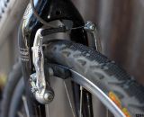 Budget Tektro 926AL mini V-brakes provide stopping power for less than $13 per wheel. ©Cyclocross Magazine