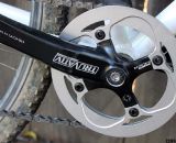 The single ring Truvativ crankset with built-in chain guard and bottom bracket cost less than $34. ©Cyclocross Magazine