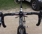 FSA bars keep Jones going straight while the SRAM Red groups helps transmit the power. ? Amy Dykema