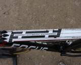 The top tube is flattened to make shouldering more comfortable. ? Amy Dykema