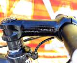 The controls are held with by a classic, reliable Thomson stem. ? Cyclocross Magazine