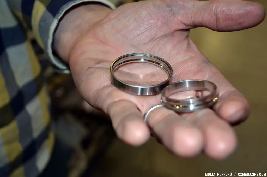 A close up of the bearings. © Cyclocross Magazine