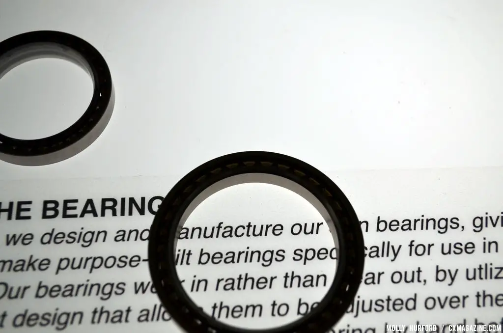 A look at the famed bearings in Chris King\'s factory museum. © Cyclocross Magazine