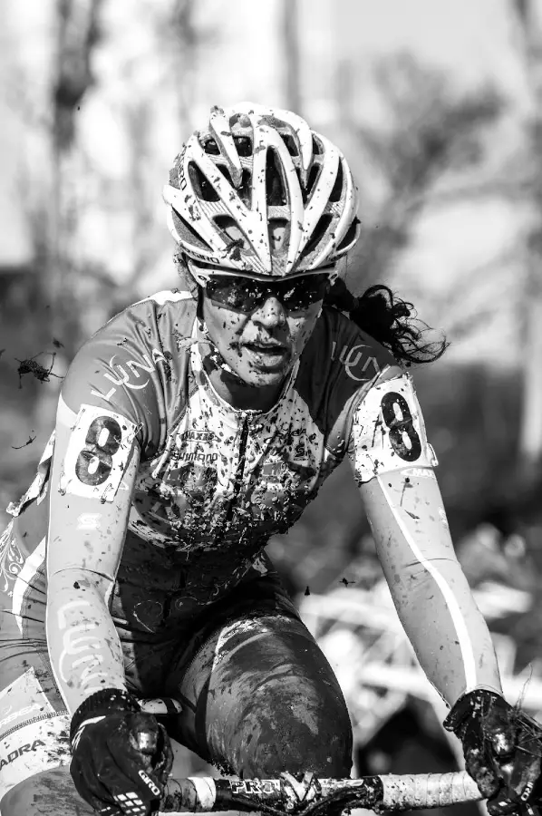 Teal Stetson Lee at the 2013 Cyclocross National Championships. © Chris Schmidt
