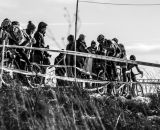 Spectators lined the course at the 2013 Cyclocross National Championships. © Chris Schmidt