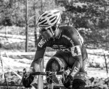 Page looks behind him at the 2013 Cyclocross National Championships. © Chris Schmidt