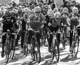 The women charge off the line at the 2013 Cyclocross National Championships. © Chris Schmidt