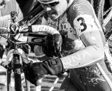 Georgia Gould struggles at the 2013 Cyclocross National Championships. © Chris Schmidt